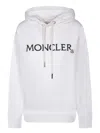 Moncler Signature Hoodie In White
