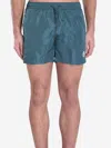 Moncler Swim Boxer Shorts In Green