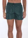 Moncler Swim Boxer Shorts In Green