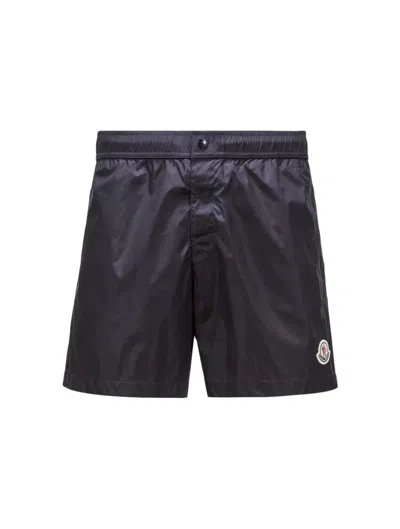 Moncler Swim Boxers In Blue