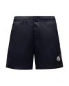 Moncler Swim Shorts In Black