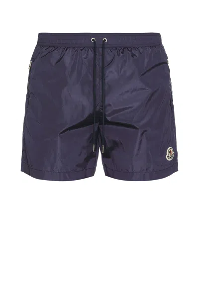 Moncler Swim Shorts In Blue