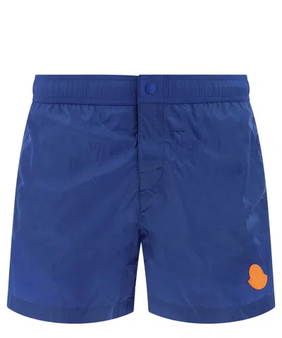 Moncler Swim Shorts In Blue