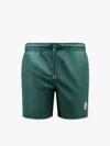 Moncler Swim Trunk In Green