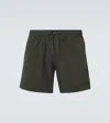 Moncler Drawstring Swim Shorts In Green