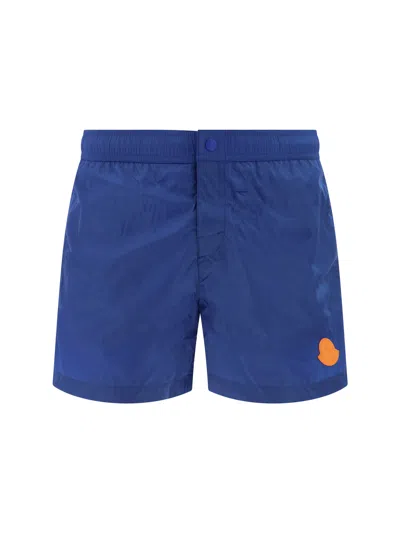 Moncler Swimshorts In 蓝色的