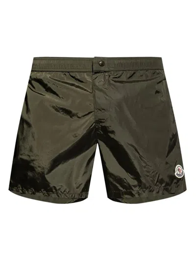 Moncler Swimwear In Green