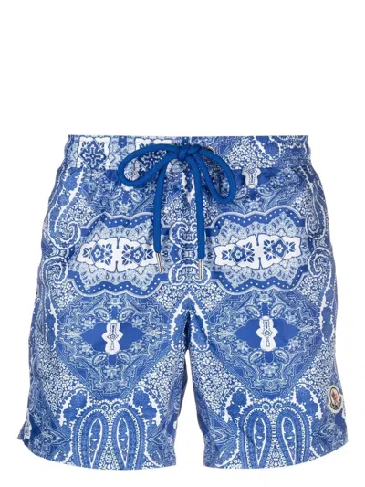 Moncler Swimwear In Animal Print