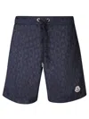 Moncler Blue Swim Boxers In Blue