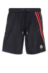 Moncler Light Bi-stretch Nylon Swim Shorts In Multicolor