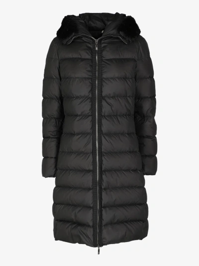 Pre-owned Moncler Synthetic Fibers Down Jacket In Brown