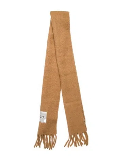 Pre-owned Moncler Syra Scarf Dickey Scarf W/ Tags In Brown