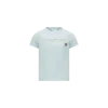 Moncler T-shirt En Coton À Logo Brodé In ブルー