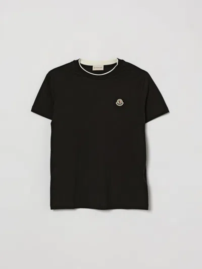 Moncler T-shirt Kids Color Black