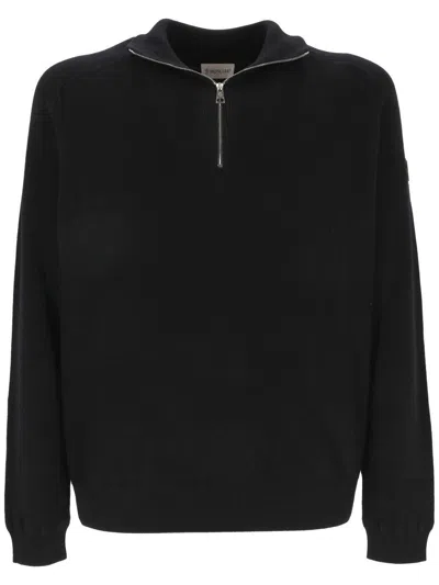 Moncler T-neck Knitted Sweater In Default Title
