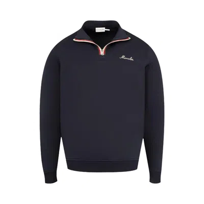 Pre-owned Moncler T Neck 'navy' | Blue | Men's Size Xl