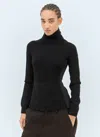 Moncler Grenoble Women Wool Turtleneck Jumper In Black