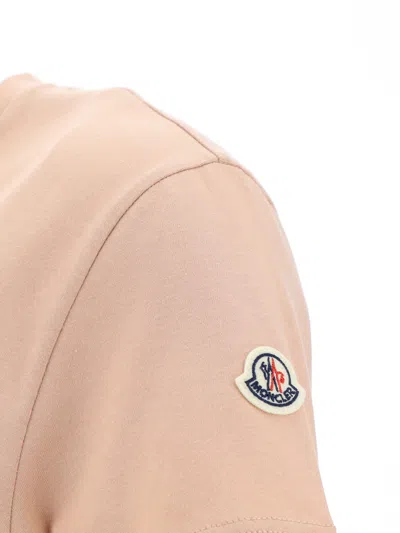 Moncler T-shirt In Pink