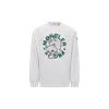 Moncler T-shirt À Manches Longues Et Logo Dessiné X Frgmt In White