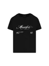 Moncler T-shirt And Polo Shirt In Black