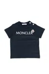 Moncler Stretch Jersey T-shirt Kids In Black