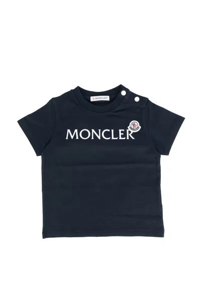 Moncler Kids' T-shirt In Black