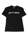 Moncler Grenoble T-shirt Round Neck In Cotton In Black