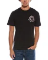 Moncler Crewneck T-shirt With Logo Print In Black