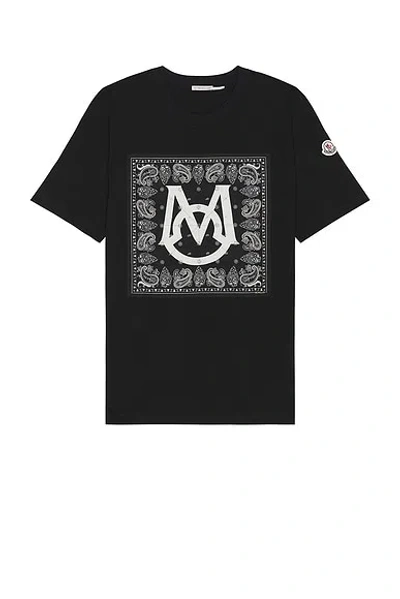Moncler T-shirt In Black