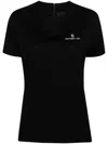Moncler T-shirts And Polos Black In Black