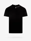Moncler Logo Cotton T-shirt In Black
