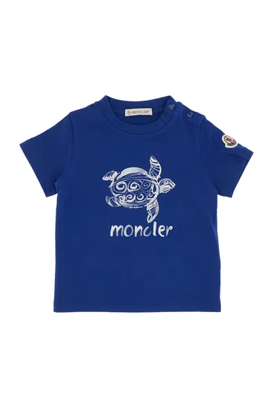 Moncler Babies' T-shirt In Blue