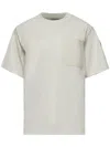 Moncler T Shirt Cotton With Pocket In Multicolor