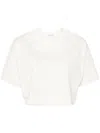 Moncler Sequin-embellished T-shirt In White