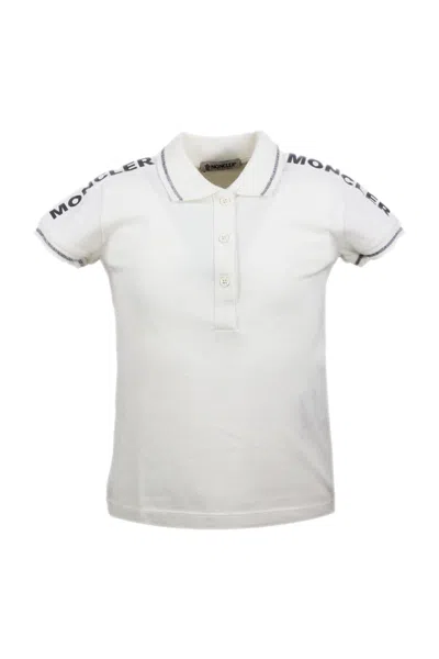Moncler Kids' T-shirt In Cream