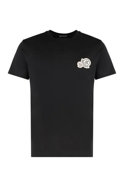MONCLER MONCLER T-SHIRT CREW NECK IN COTTON