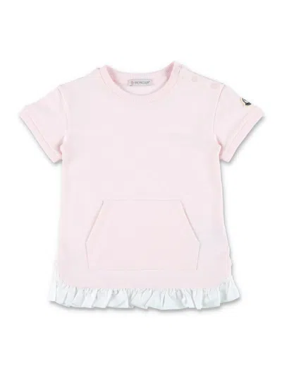 Moncler Kids' T-shirt Dress In Pink