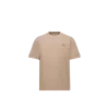 Moncler T-shirt En Coton À Empiècement Logo In Neutral
