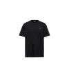 Moncler Logo Patch Crew Neck Short Sleeves T-shirt In Black