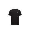Moncler Logo Patch Crew Neck Short Sleeves T-shirt In Black