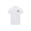 Moncler Men Cotton Pack Of Three Logo Patch T-shirts In ホワイト