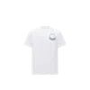 Moncler Men Logo Cotton T-shirt White In White