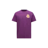 Moncler T-shirt En Coton À Logo Arrondi In Multi