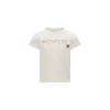 Moncler T-shirt En Coton À Logo Brodé In White