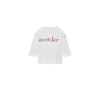 Moncler T-shirt En Coton À Logo Effet Crayonné In White