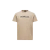 Moncler Cotton Logo T-shirt In Pink