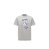 Moncler Mascot Logo Cotton T-shirt In Gray