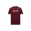 Moncler T-shirt En Coton À Logo Universitaire Brodé In Red