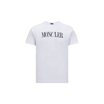 Moncler Logo Cotton T-shirt White