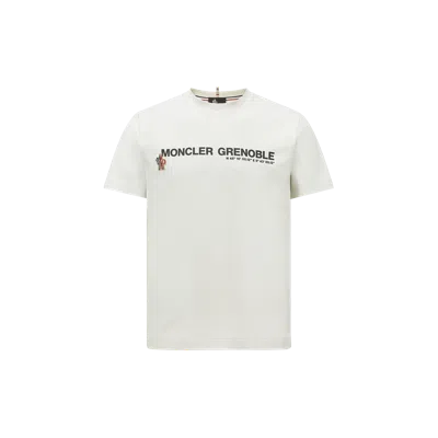 Moncler T-shirt En Coton À Logo In White